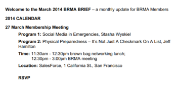 2014 03 – March 2014 BRMA Brief