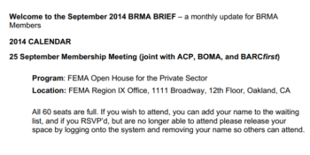 2014 09 – September 2014 BRMA Brief