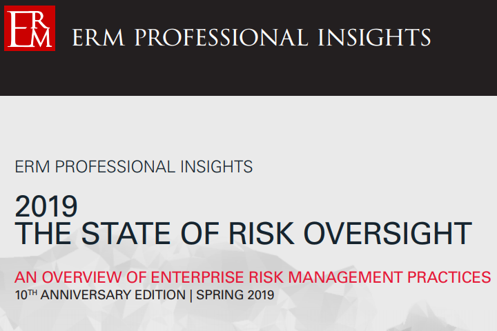 2019 The State of Risk Oversight: An Overview of Enterprise Risk Management Practices