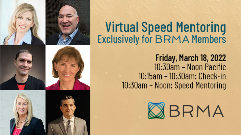 BRMA Virtual Speed Mentoring | Mentors