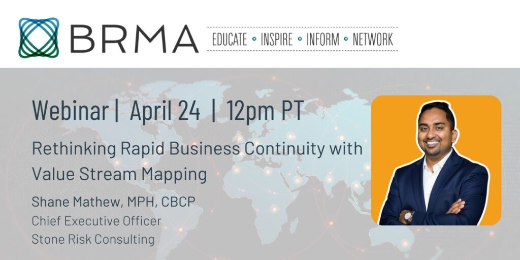 Rethinking Rapid Business Continuity: Value Stream Mapping in Action - BRMA